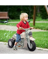 Qaba Ride on Motorcycle, 6V Bubble Car w/ Music