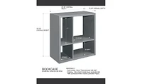 Kings Brand Furniture Katelyn 4-Cube Bookcase/Organizer