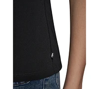 Karl Lagerfeld Paris Women's Contrast-Collar Sleeveless Top