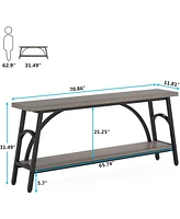 Tribesigns Extra Long Console Table, 70.8 Entryway Tv Stand, and Media for Living Room or Hallway Decor, Black Friday Deals 202