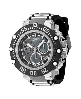 Invicta Men's 47613 Subaqua Quartz Chronograph Silver, Black Dial Watch