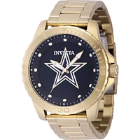 Invicta Men's Nfl Dallas Cowboys Quartz 3 Hand Blue Dial Watch