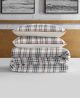 Lucky Brand Camper Plaid 3-Pc. Duvet Cover Set