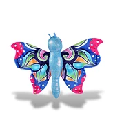 Wild Republic Huggers Colorful Butterfly Stuffed Animal, 8 Inches