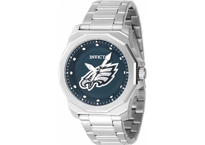 Invicta Men's Nfl Philadelphia Eagles Quartz 3 Hand Blue Dial Watch