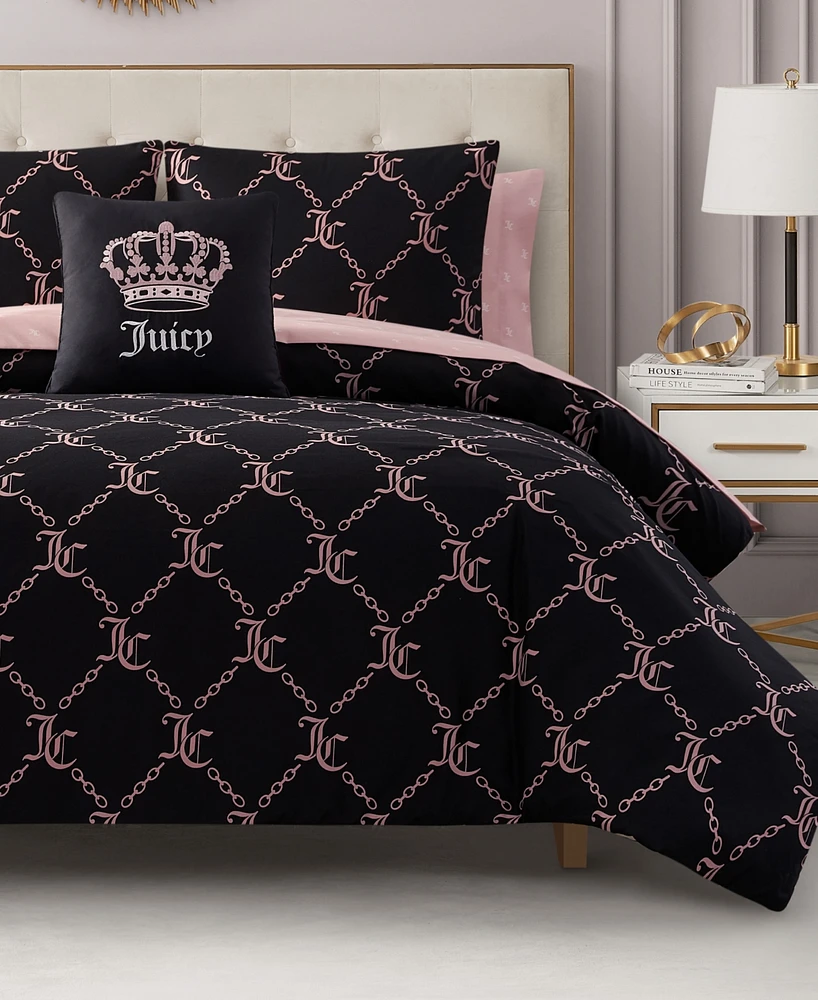 Juicy Couture Logo Link -Pc. Comforter Set