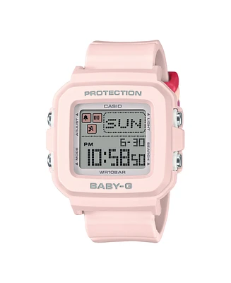 G-Shock Baby-g Ladies Pink Resin Watch, 39mm