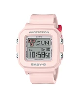 G-Shock Baby-g Ladies Pink Resin Watch, 39mm