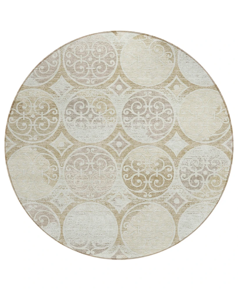 Addison Chantille Machine Washable ACN738 8'x8' Round Area Rug