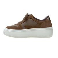 Linea Paolo Gains Lace-Up Leather Platform Sneakers