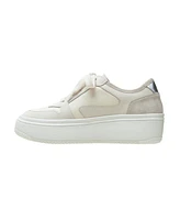 Linea Paolo Gains Lace-Up Leather Platform Sneakers