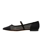 Linea Paolo Nadeen Fishnet Mary Jane Flats