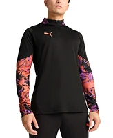 Puma Men's Swirl Pattern Quarter-Zip Shirt