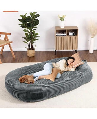 gaomon Dog Bed for People Adults, 71"x48"x14" Giant Pet Bed for Humans