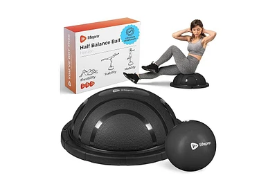 LifePro Half Balance Ball Trainer – Stability Ball for Full Body Workout, Exercise & Physical Therapy