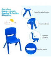 Gouun 6-pack Kids Plastic Stackable Classroom Chairs