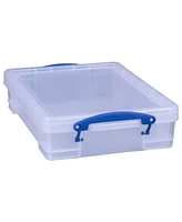 Really Useful Box 4L Storage Container with Lid and Clip Lock Handles