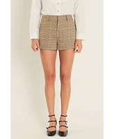 English Factory Women's Glen Check Shorts