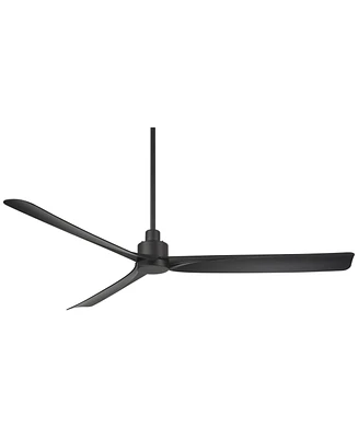 Casa Vieja 60" Sailplane Modern Industrial Indoor Outdoor Ceiling Fan 3 Blade Remote Control Matte Finish Blades Bedroom Patio Living Room Kitch