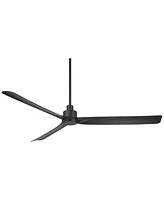 Casa Vieja 60" Sailplane Modern Industrial Indoor Outdoor Ceiling Fan 3 Blade Remote Control Matte Finish Blades Bedroom Patio Living Room Kitch
