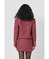 endless rose Women's Tweed Jacket