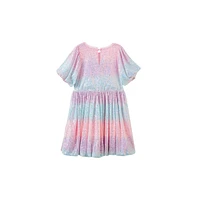 Cotton On Girls Little/Big Sienna Puff Sleeve Dress