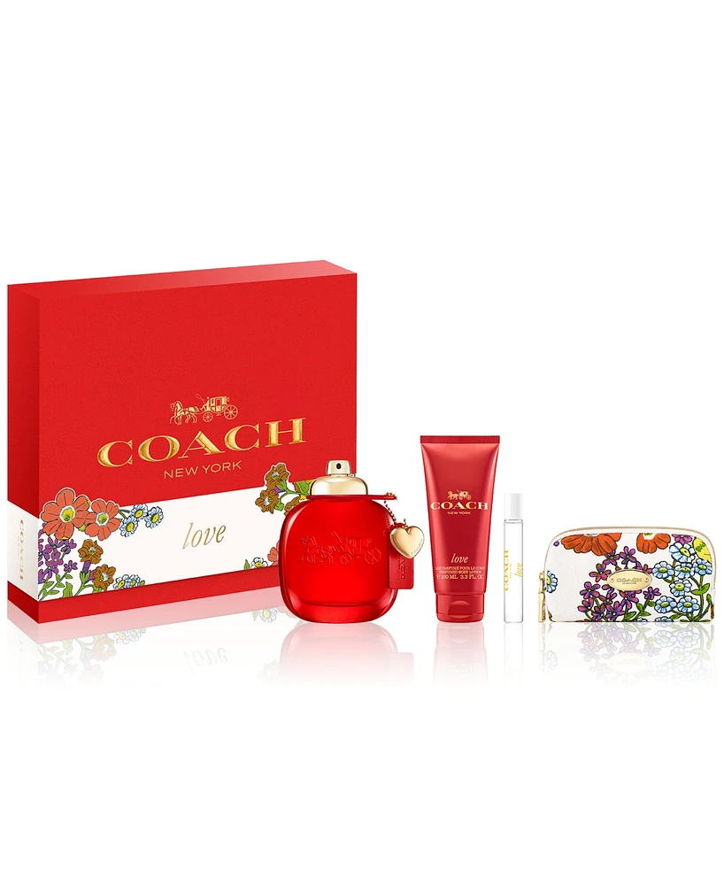 Coach 4-Pc. Coach Love Eau de Parfum Gift Set