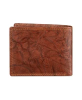 Tommy Hilfiger Men's Rfid Huck Leather Slim Fold Wallet