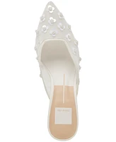 Dolce Vita Women's Clara Embellished Mesh Pointed-Toe Heeled Mules