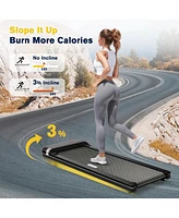 Redliro Treadmill for Home/Office 300lb Capacity Ultra Quiet Portable Treadmill with Remote Control
