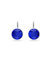 Swarovski Round Cut Bella Drop Earrings