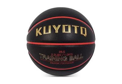 Kuyotq 2.2LBS Weighted Heavy Size 6 28.5" Basketball Training Equipment Basketball Pu Leather Indoor Outdoor Basketball for Women Youth Improving Ball