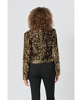 endless rose Women's Sequin Jacket