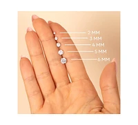 Solitaire Stud Earring 14k - gold