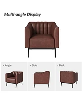 Hulala Home Benjamin Industry 30" Wide Chair with Solid Back