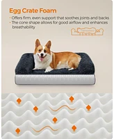 Slickblue Orthopedic Dog Sofa Bed for Medium Dogs – Waterproof Pet with Removable Washable Cover