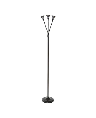 Lavish Home 69" 3-Head Led Light Floor Lamp