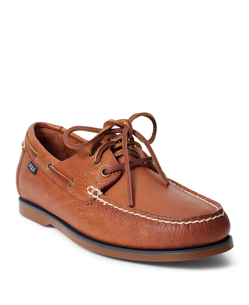 Polo Ralph Lauren Bienne Tumbled Leather Boat Shoes