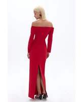 Nocturne Women's Bow Maxi Dress
