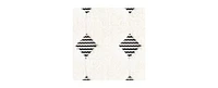 Bayshore Home Textured Tones Diamonds 2'x5'1" Runner Area Rug