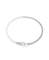 Swarovski Crystal Rhodium Plated Dextera Necklace