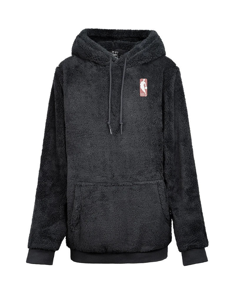 Jill Martin Men's and Women's The Best Lounger World Black Nba Breast Cancer Awareness Oversized Lounge Pullover Hoodie