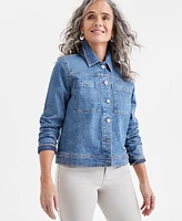 Style & Co Women's Relaxed Denim Jacket, Exclusively at Macy's
