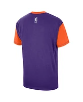 Nike Men's Purple Phoenix Suns 2024/25 City Edition Courtside Color Block T-Shirt