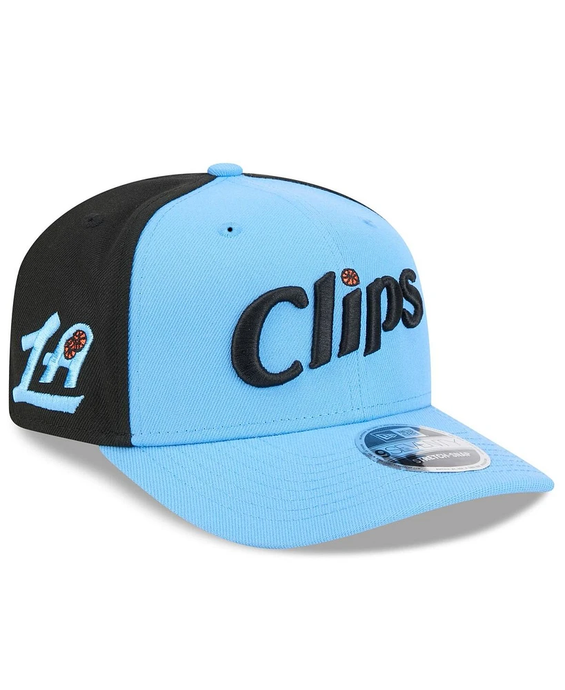 New Era Men's Blue La Clippers 2024/25 City Edition 9SEVENTY Stretch-Snap Hat