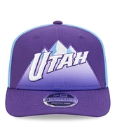 New Era Men's Purple Utah Jazz 2024/25 City Edition 9SEVENTY Stretch-Snap Hat