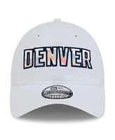 New Era Men's White Denver Nuggets 2024/25 City Edition 9TWENTY Adjustable Hat