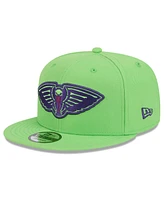 New Era Men's Green New Orleans Pelicans 2024/25 City Edition Alternate 9FIFTY Snapback Hat