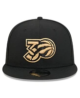 New Era Men's Black Toronto Raptors 2024/25 City Edition Alternate 9FIFTY Snapback Hat