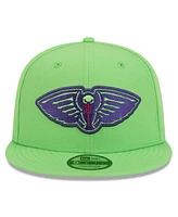 New Era Men's Green New Orleans Pelicans 2024/25 City Edition Alternate 9FIFTY Snapback Hat